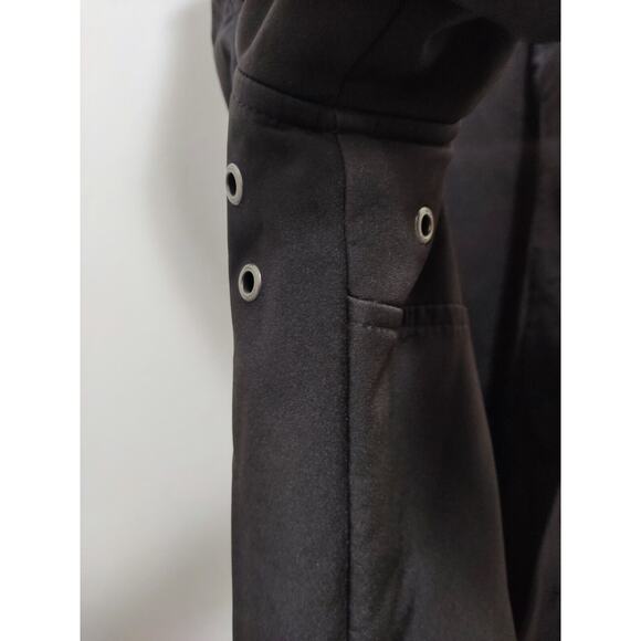 Guess Jacket Mens Extra Large Black Soft Shell‎ Full Zip Hooded Lined - Picture 9 of 14